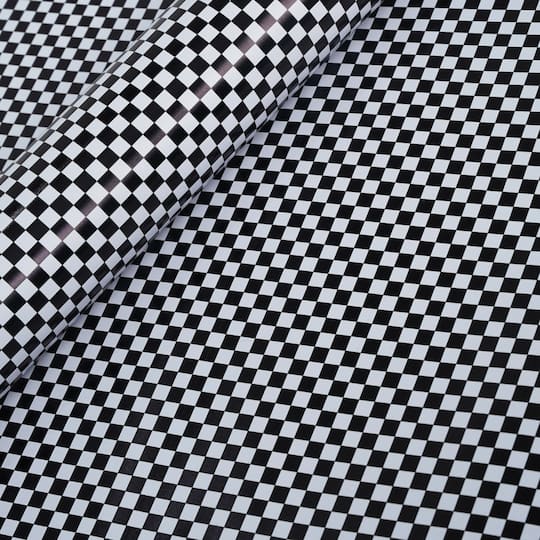 Checker Pattern Permanent Vinyl by Make Market®